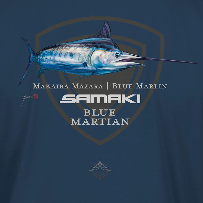 Samaki Blue Martian T-Shirt