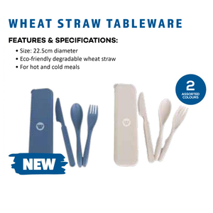 Wildtrak Eco Friendly Wheat Straw Camp Kitchenware