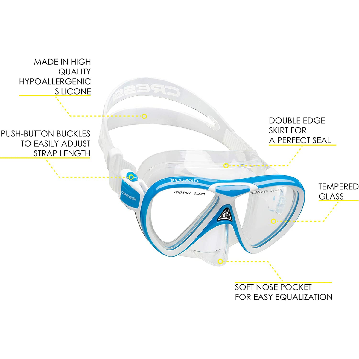 Cressi Junior Pegaso & Iguana Set