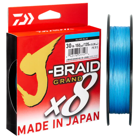 Daiwa J-Braid 8 Grand - Island Blue