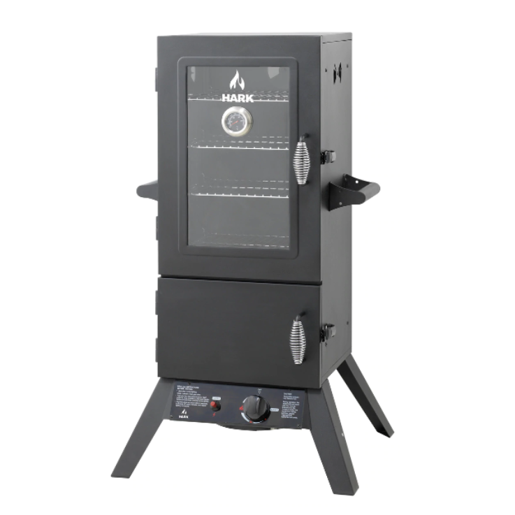 Hark 2 Door Gas Smoker Glass Window