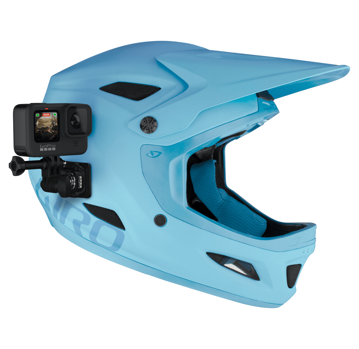 GoPro Helmet Front and Side Mount