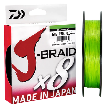 Daiwa J-Braid 8 - Chartreuse