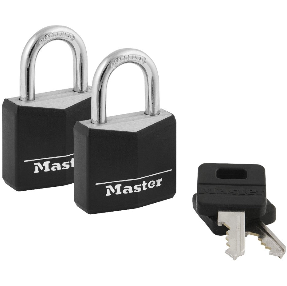 Master Lock Mini Pad Lock 2pk
