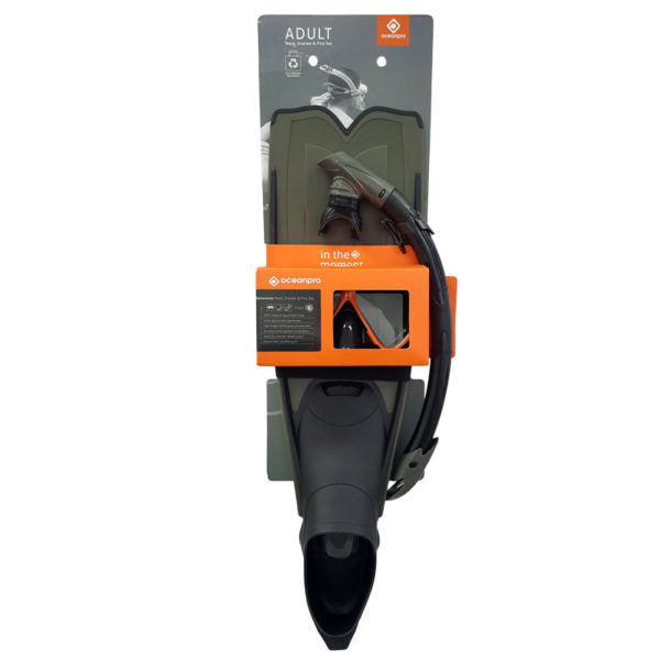 Oceanpro Mallacoota Mask/Snorkel/Fin Set
