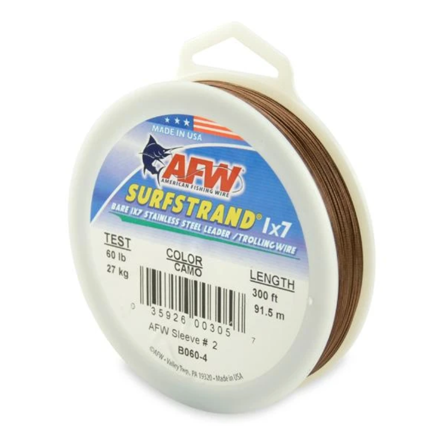 AFW Surfstrand 1x7 Wire Camo 30ft