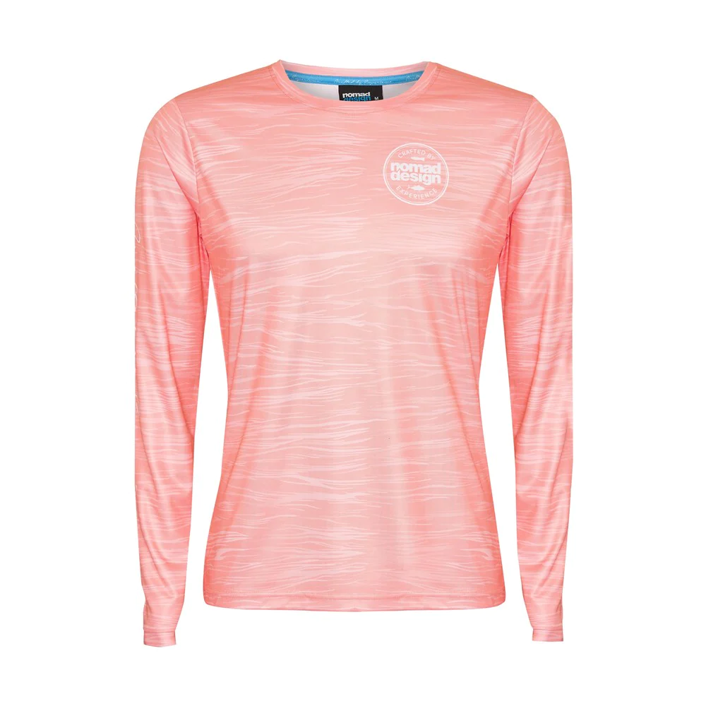 Nomad Tech Shirt Women's Coral Swell