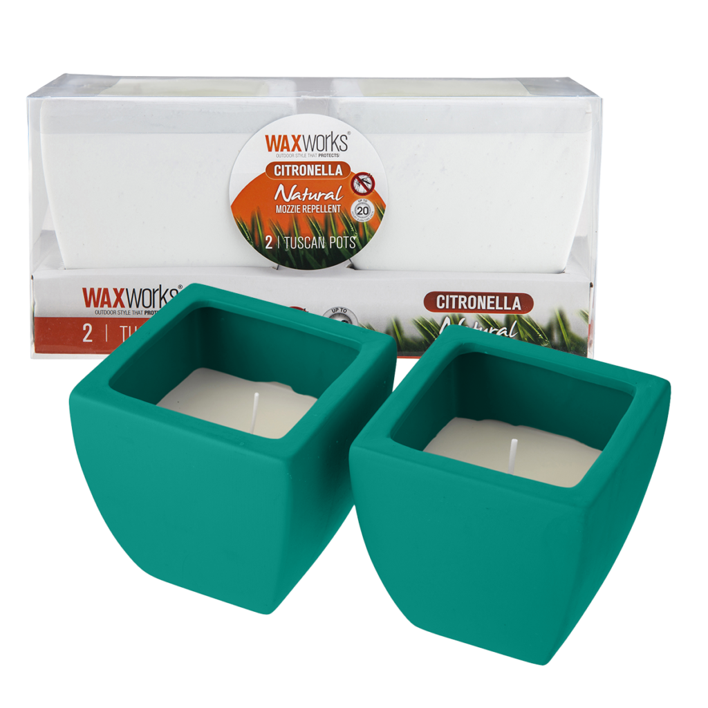 Waxworks Tuscan Pot Citronella Candle