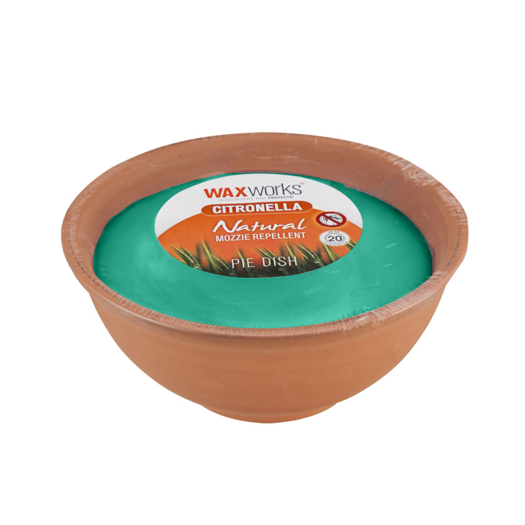 Waxworks Pie Dish Citronella Candle