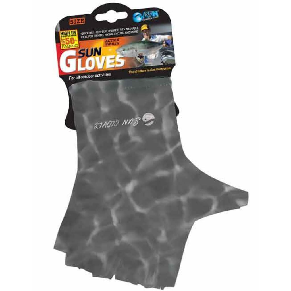Afn Sun Gloves Small / Water Grey Afn