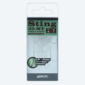 BKK Fangs Treble Hook Sting 32 MT