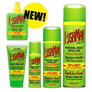 Bushman Plus With Sunscreen Insect / Sun / Rain Protection