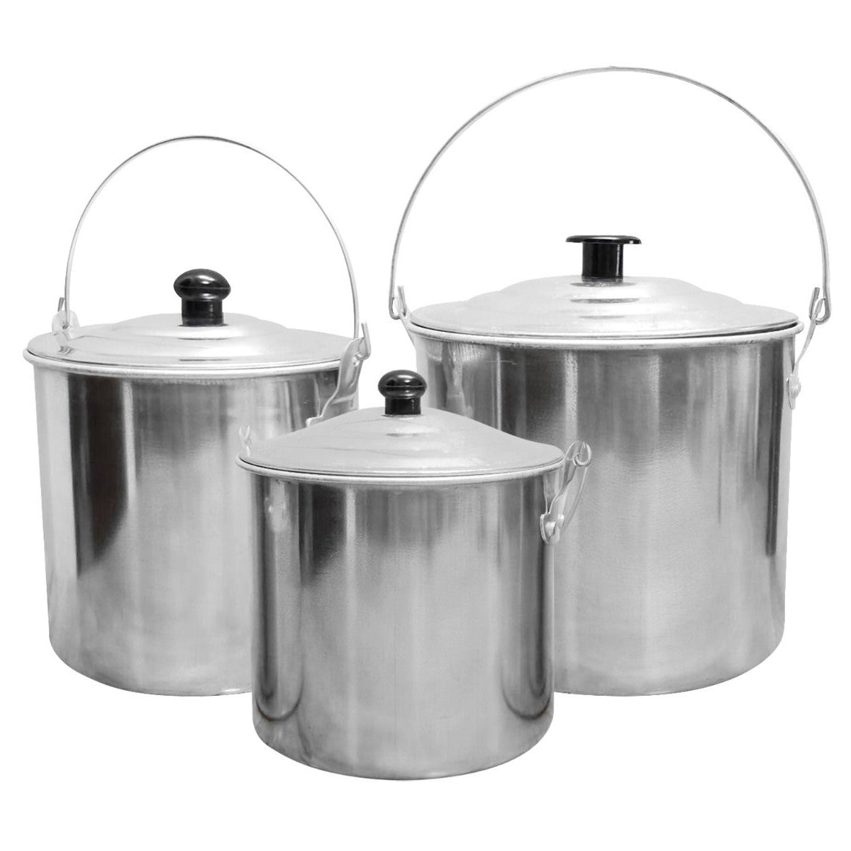 Wildtrak 3PC Aluminium Billy Set