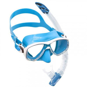 Cressi Marea Vip Mask/Snorkel Set Blue / Blue CRESSI