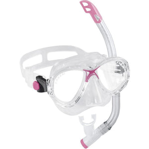 Cressi Marea VIP Mask/Snorkel Set Junior Clear/Pink CRESSI