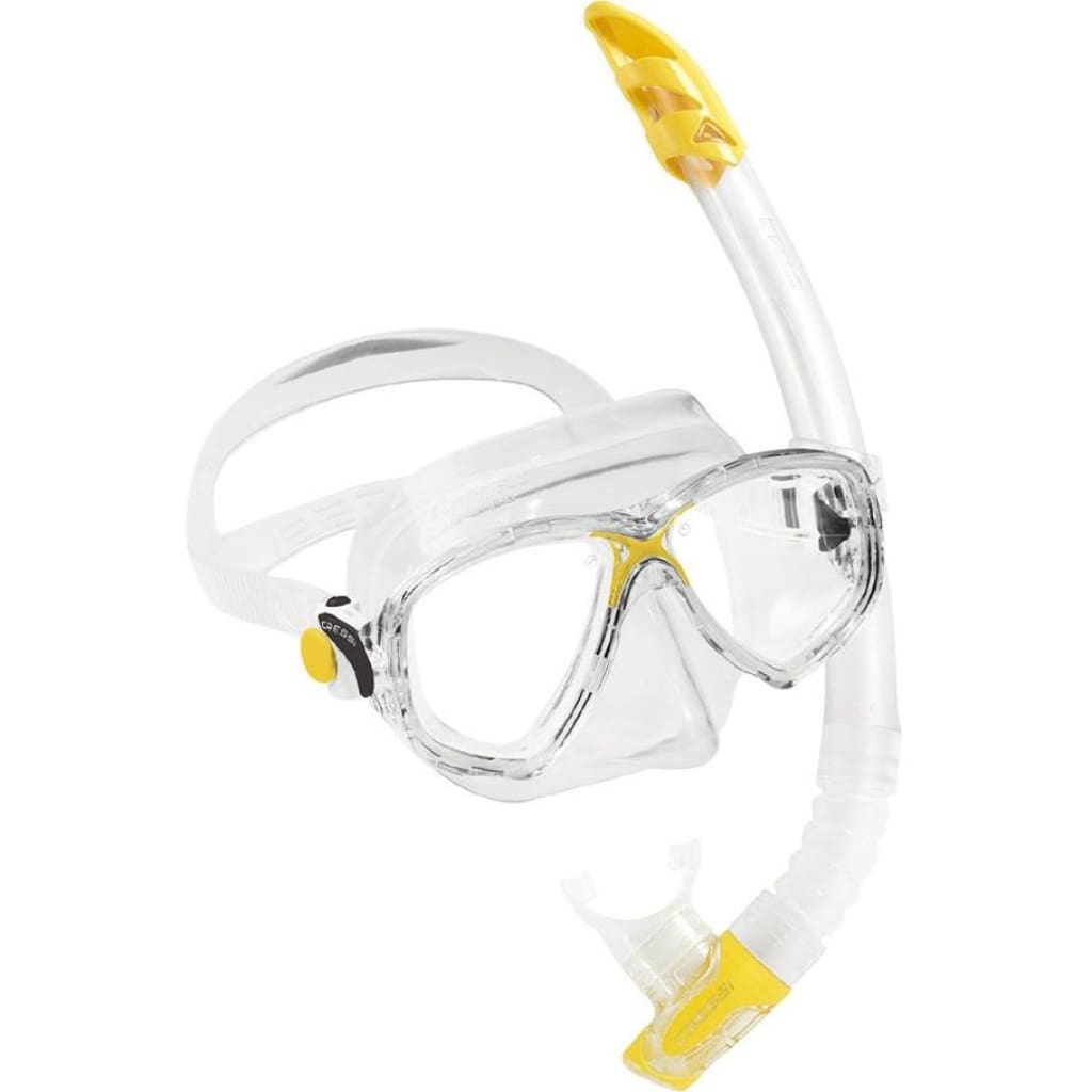 Cressi Marea Vip Mask/snorkel Set Yellow Masks / Snorkels / Fins