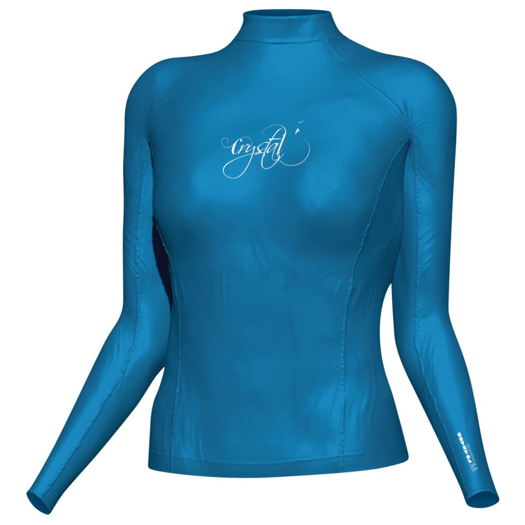 Crystal Womens Rash Top - Longsleeve S / Blue S / W Clothing / Footwear