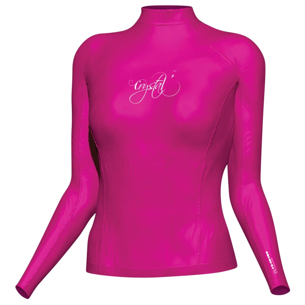 Crystal Womens Rash Top - Longsleeve S / Pink S / W Clothing / Footwear