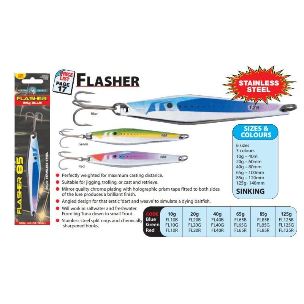Flasher Chrome Lure Lures