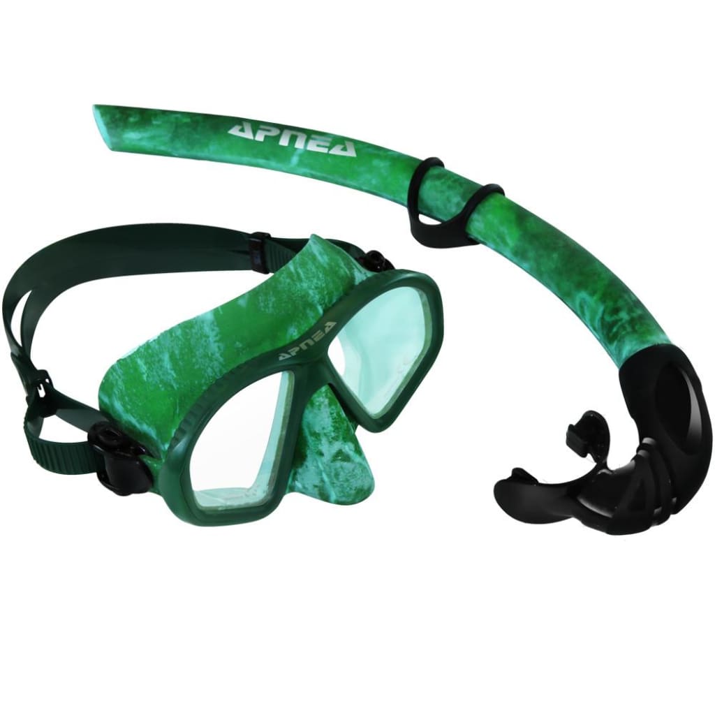 Hammerhead Apnea Mask Set Green Masks / Snorkels / Fins
