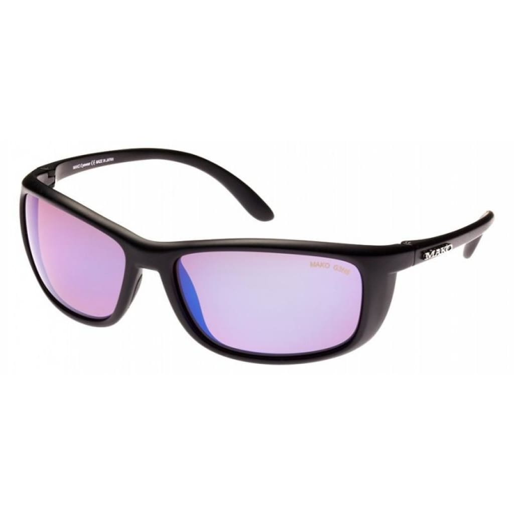 Mako Blade Sunglasses Matt Black / Glass Hd Copper Blue Mirror Mako