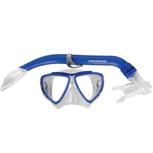Mirage Turtle Junior Mask / Snorkel Set Blue Masks / Snorkels / Fins