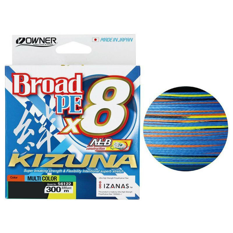 Owner Kizuna PEx8 300m Braid Line