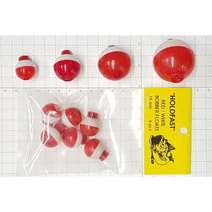 Red / White Bobber Floats Terminal Tackle