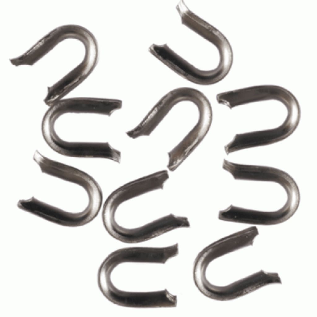 Shogun Stainless Steel Thimbles Pkt Terminal Tackle