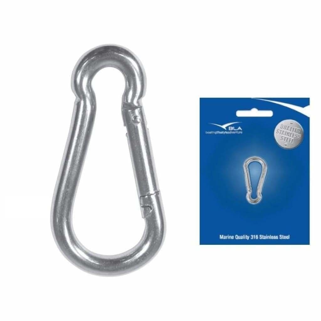 Snap Hooks - Stainless Steel Bla