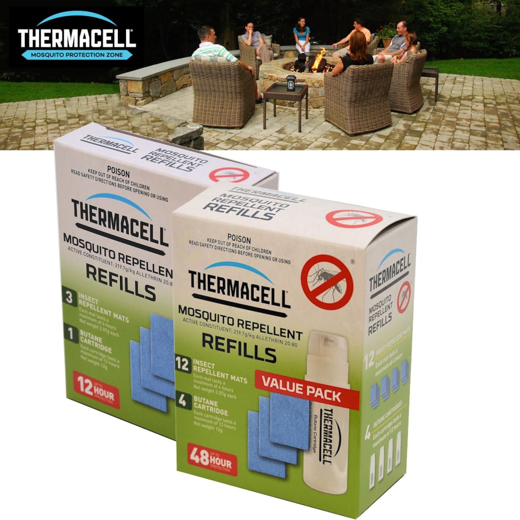 Thermacell 12Hr Refill Insect / Sun / Rain Protection