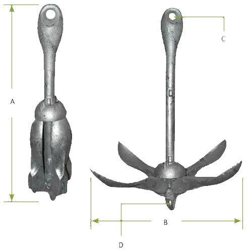 Sam Allen Folding Anchor