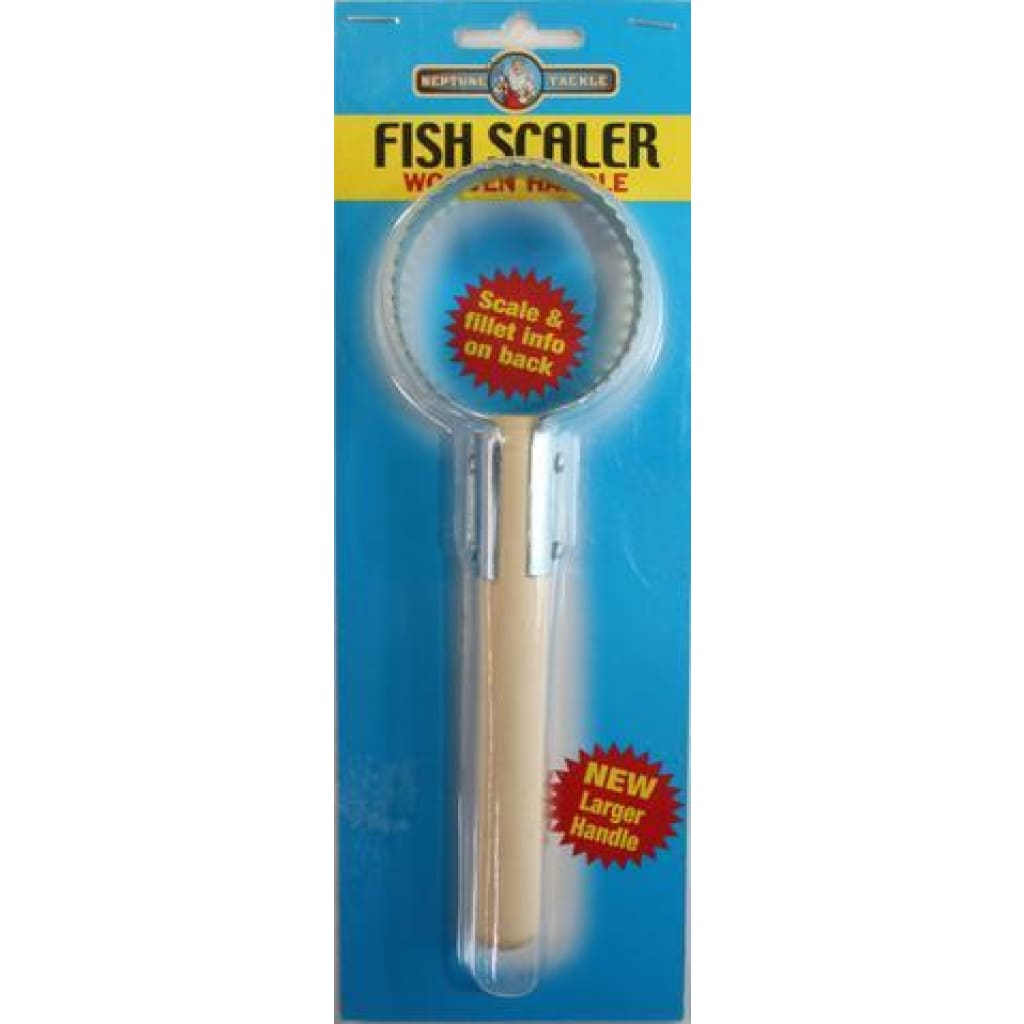 Timber Handle Fish Scaler Tackle / Accessories