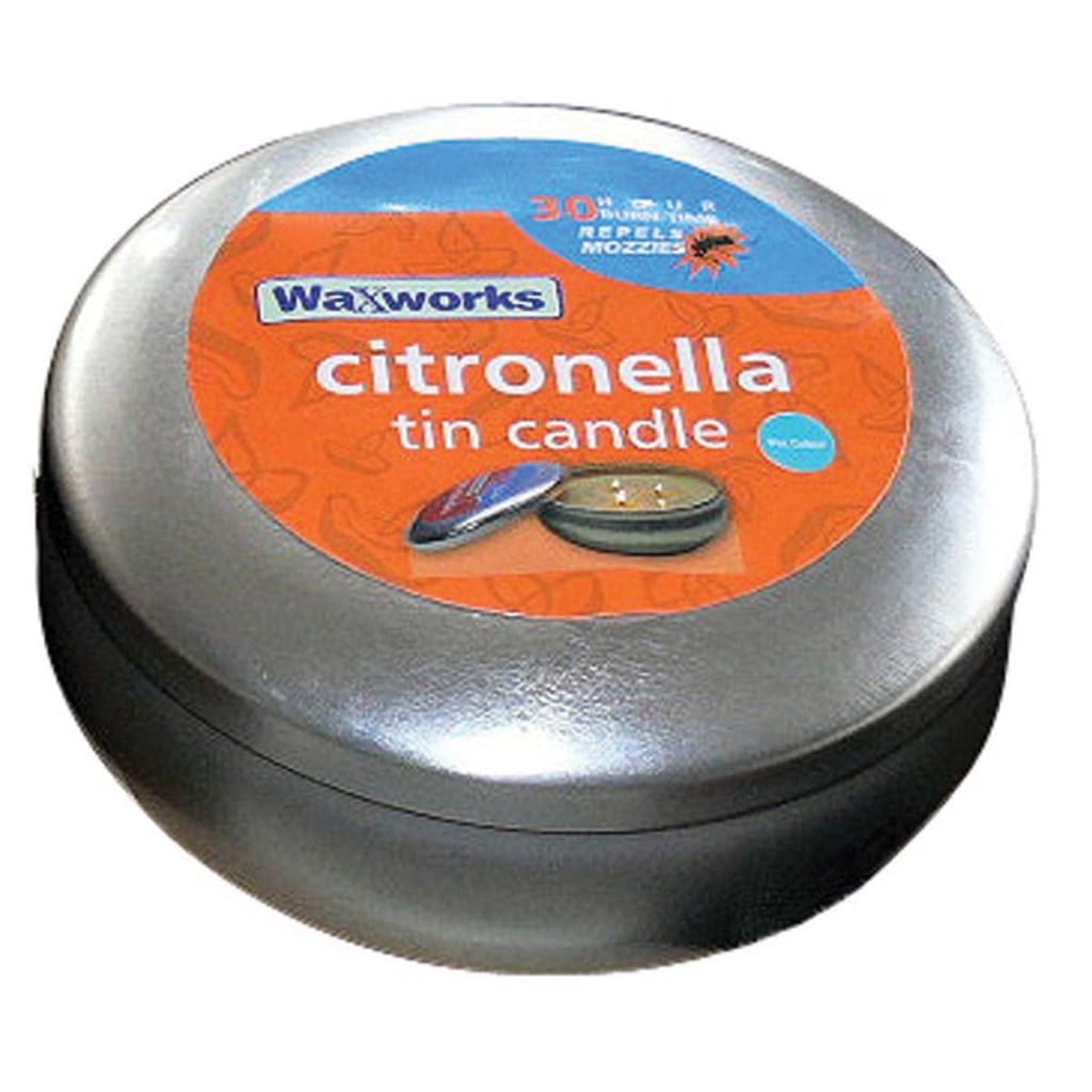 Waxworks Large Tin 30Hr Burn C Lights / Lanterns